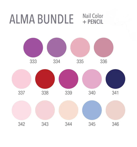 Alma Nail Polish and Lip Liner Bundle, image 2