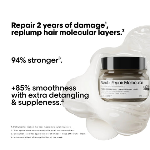 LOREAL ABSOLUT REPAIR MOLECULAR MASK 250ML