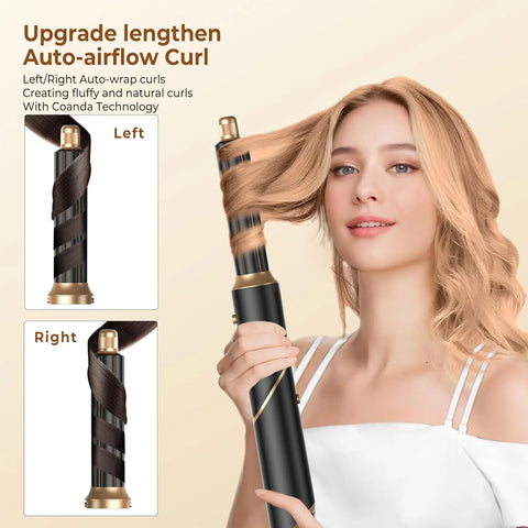 6 in 1 Hot Air Brush Foldable Hair Dryer with Diffuser