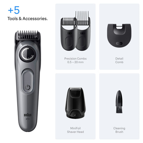 BRAUN BT3560 BEARD TRIMMER SERIES 3