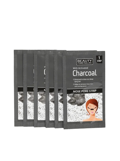 Beauty Formulas Charcoal Nose Pore Strips 6 Strips