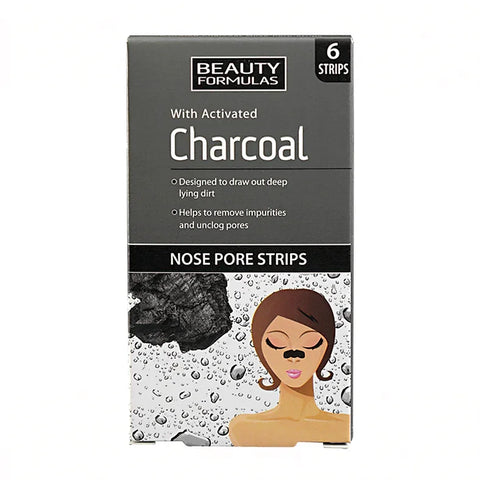 Beauty Formulas Charcoal Nose Pore Strips 6 Strips, image 3