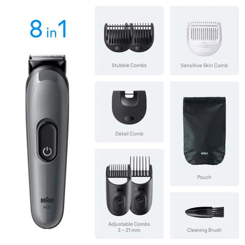 Braun All in One Series 3 8 in 1 Trimmer AIO3500, image 2