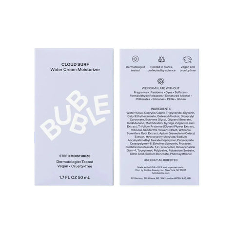 Bubble Cloud Surf Water Cream Moisturizer 50ml, image 6
