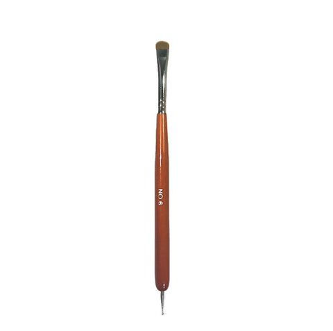 Beauty Glam Nail Brush No.6 Brown