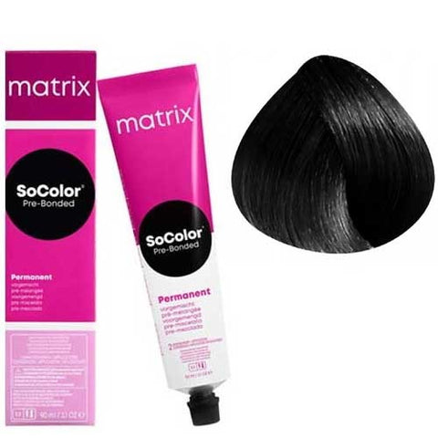 Matrix SoColor Pre-Blond 1A Blue Black Ash Hair Color Cream, 90ml