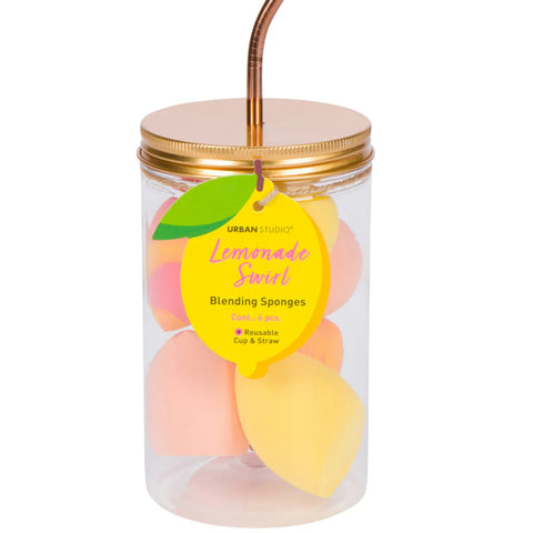 Cala Blending Sponges 6 Pieces with Reusable Cup and Straw, image 4