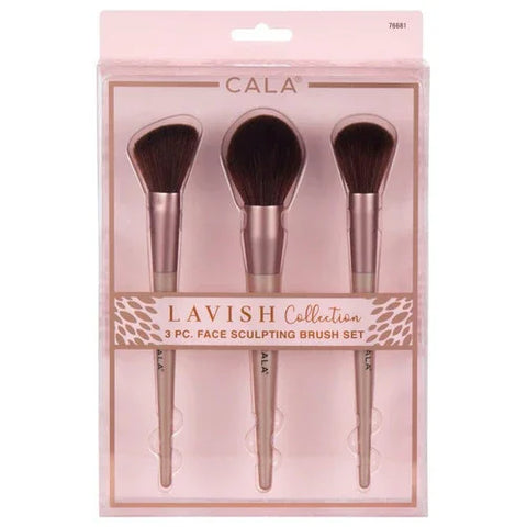 Cala Lavish Collection Face Sculpting Brush Set 3 Pieces
