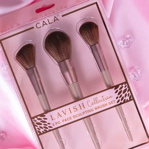 Cala Lavish Collection Face Sculpting Brush Set 3 Pieces, image 2