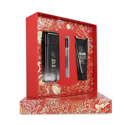 Carolina Herrera 212 VIP Black Gift Set For Men