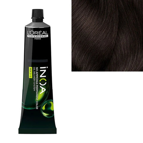 Ammonia-free coloring Inoa 4.35 golden mahogany brown