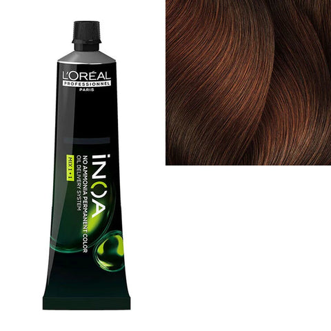 Inoa 5.4 ammonia-free coloring, light coppery brown