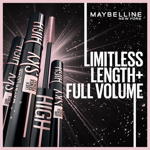 ماسكارا MAYBELLINE LASH SENSATIONAL COSMIC BLACK SKY HIGH VOLUMIZING &amp; LENGTHENING INTENSE BLACK