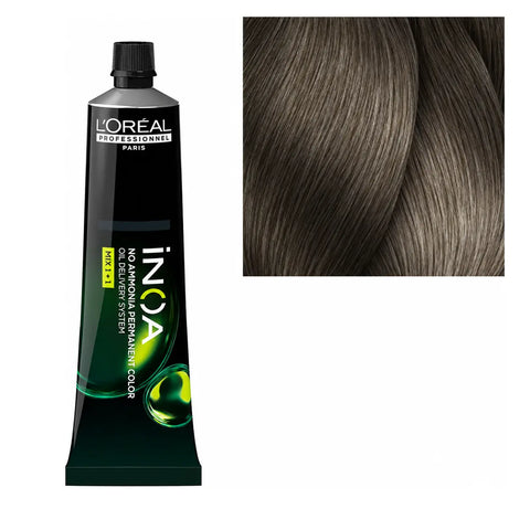 Inoa 7.1 Ash Blonde Ammonia Free Hair Color 60g