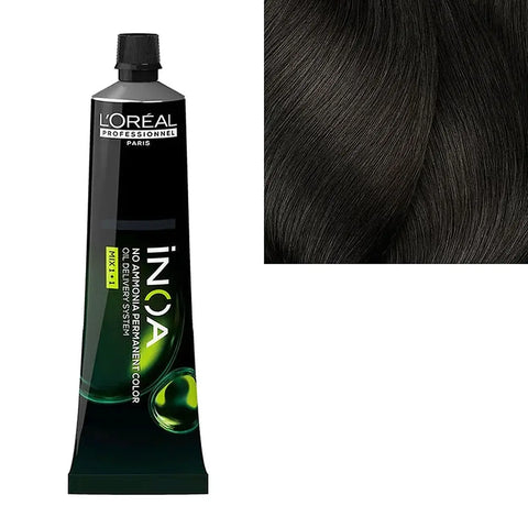 Inoa 5.0 Deep Natural Light Brown Ammonia Free Hair Color 60g