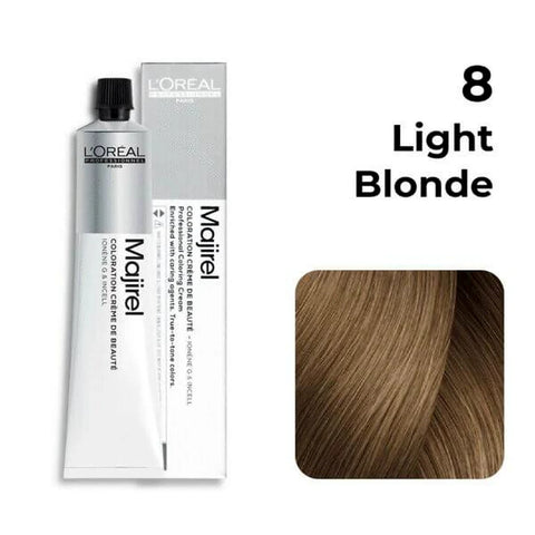 Majirel 8 Light Blonde Hair Color 50ml