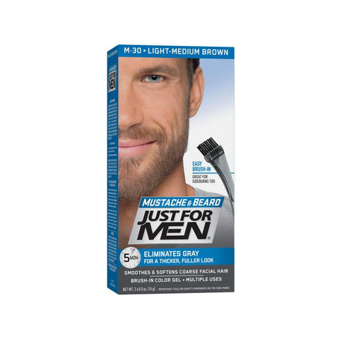 Just For Men M30 Light Medium Brown Beard Color