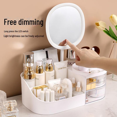 VNTY 2 MAKEUP BOX WITH MIRROR 28.5*16*10.5CM