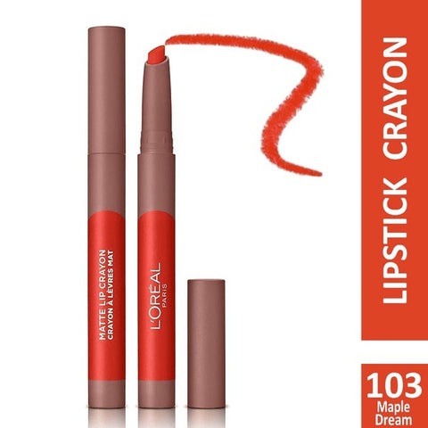 L'Oreal Paris Infallible Matte Lip Crayon-103 Maple Dream