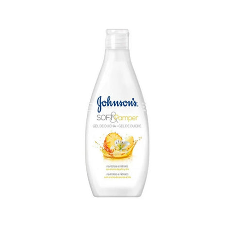 Johnson's soft and pamper body wash with pineapple and lily aroma 400ML