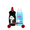 Foamy Abaya Power Gel 2L and Foamy Softener Blue 1L Bundle