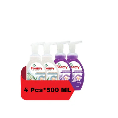 Foamy Foam Hand Soap Lavender and Coconut 330ml Pack of 4