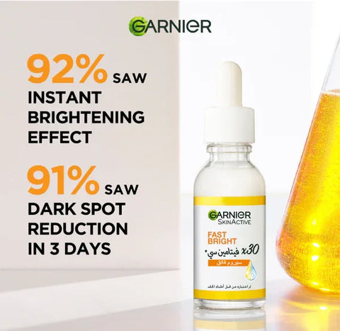 Garnier Fast Bright Vitamin C Booster Serum 30ml, image 6