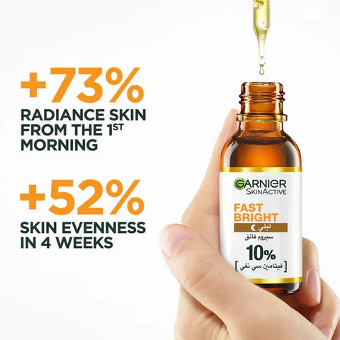 Garnier Fast Bright Vitamin C Day and Night Serum Set, image 4