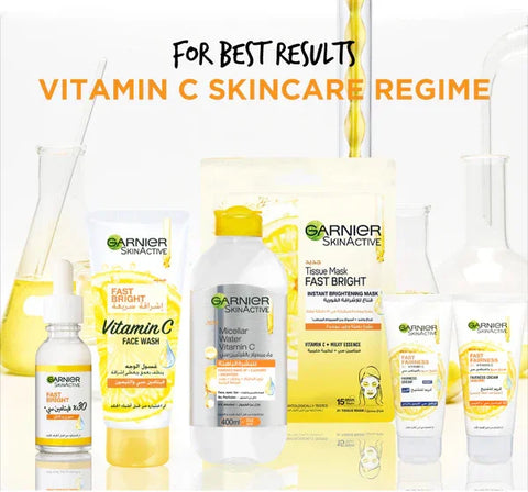Garnier Fast Bright Vitamin C Day and Night Serum Set, image 8