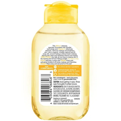 Garnier Micellar Cleansing Water Vitamin C 100ml, image 2