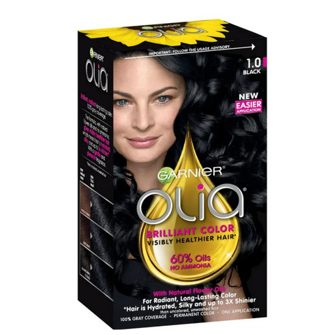 Garnier Olia 1.0 Deep Black Permanent Hair Color