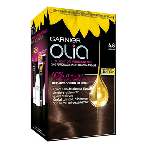 Garnier Olia 4.8 Mocha Permanent Hair Color