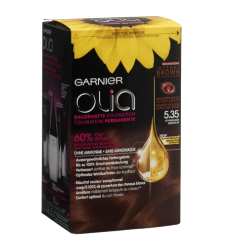 Garnier Olia 5.35 Rich Chocolate Permanent Hair Color