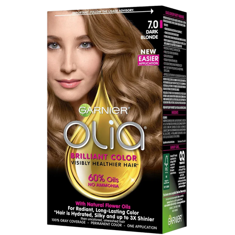 Garnier Olia 7.0 Dark Blonde Permanent Hair Color