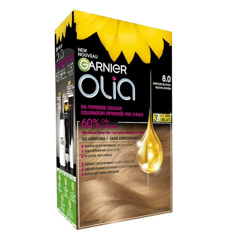 Garnier Olia 8.0 Blonde Permanent Hair Color