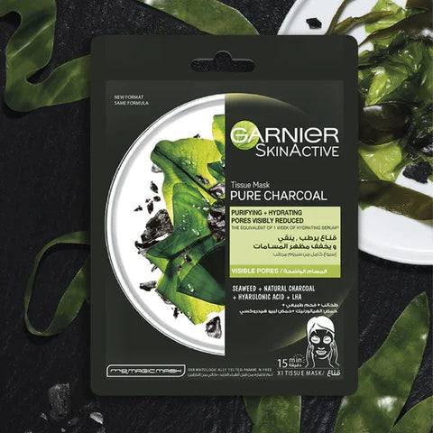 Garnier Pure Charcoal Black Sheet Mask, image 3