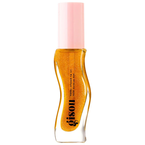 Gisou Honey Infused Lip Oil Golden Shimmer Glow 8ml