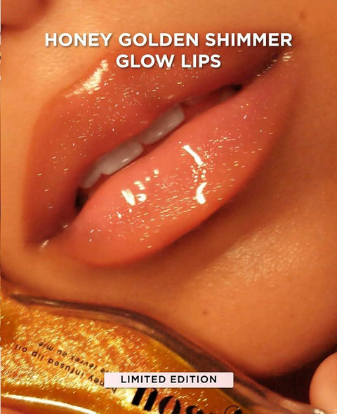 Gisou Honey Infused Lip Oil Golden Shimmer Glow 8ml, image 4