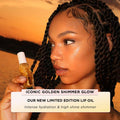 Gisou Honey Infused Lip Oil Golden Shimmer Glow 8ml, image 5