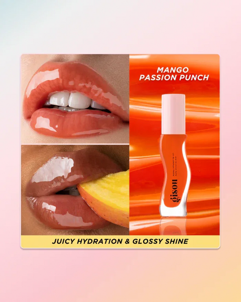 Gisou Honey Infused Lip Oil Tinted Mango Passion Punch, image 5