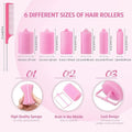 Hair Locks Curling Hair Sponge Rollers 6 Pieces, image 3
