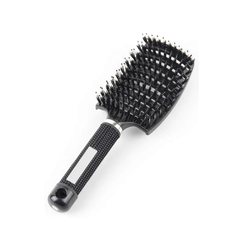 Hairiva Black Hair Brush With Fiber
