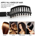 Hairiva Black Hair Brush With Fiber, image 2