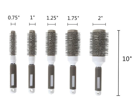 Hairiva Round Hot Tube Brush, image 2