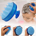 Hairiva Scalp Massager Silicone Brush, Blue, image 4