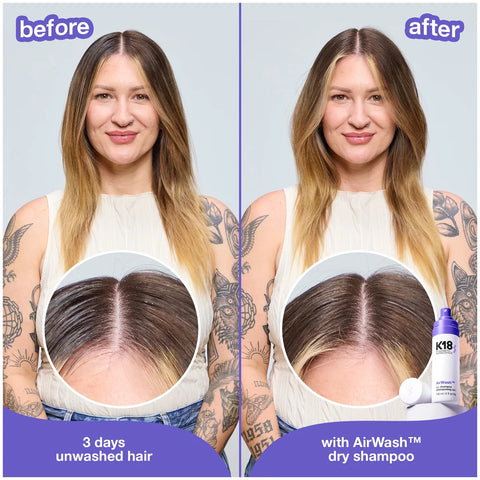 K18 AirWash Dry Shampoo 118ml