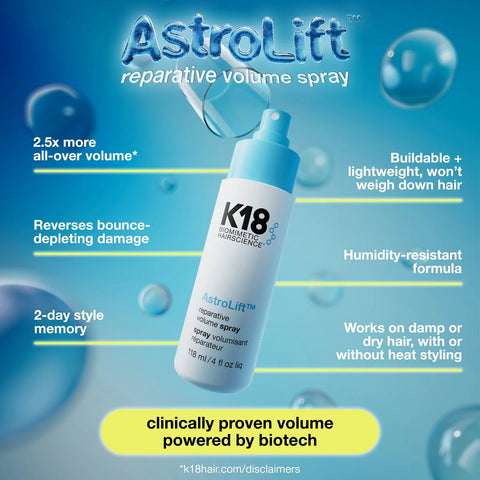 K18 Astrolift Repairative Volume Spray 118ml