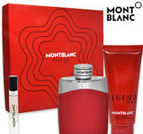 مجموعة هدايا MONTBLANC Legend Red مكونة من 3 قطع