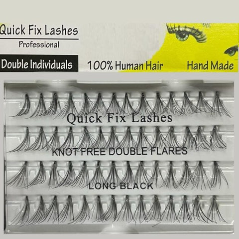 QUICK FIX LASHES KNOT FLARES LONG BLACK