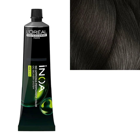 Inoa 6.1 Ash Dark Blonde Ammonia Free Hair Color 60g
